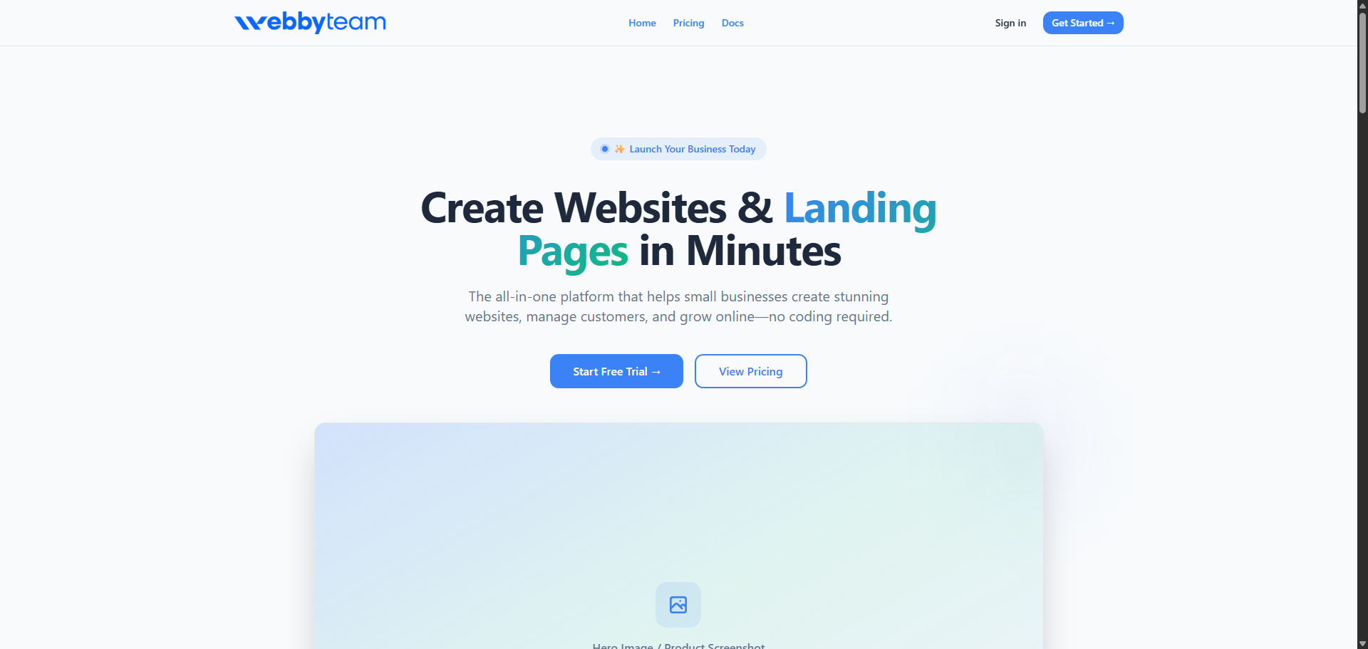 Landing Page